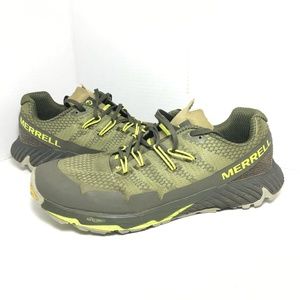 Merrell Men's Agility Peak Flex 3 Hiking Shoe Size 12 Olive Green Sneakers